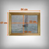 Painting “In the Mist”, by G. Lhermitte – 1930