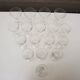 8 Old Art Deco Stemmed Glasses