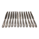 12 silver-plated table knives by Christofle Vendôme, 24.6cm