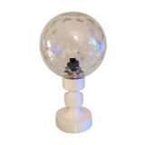 Bedside lamp globe in tinted glass / vintage 60s-70s