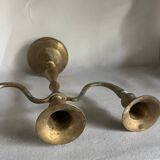 Antique brass chandelier