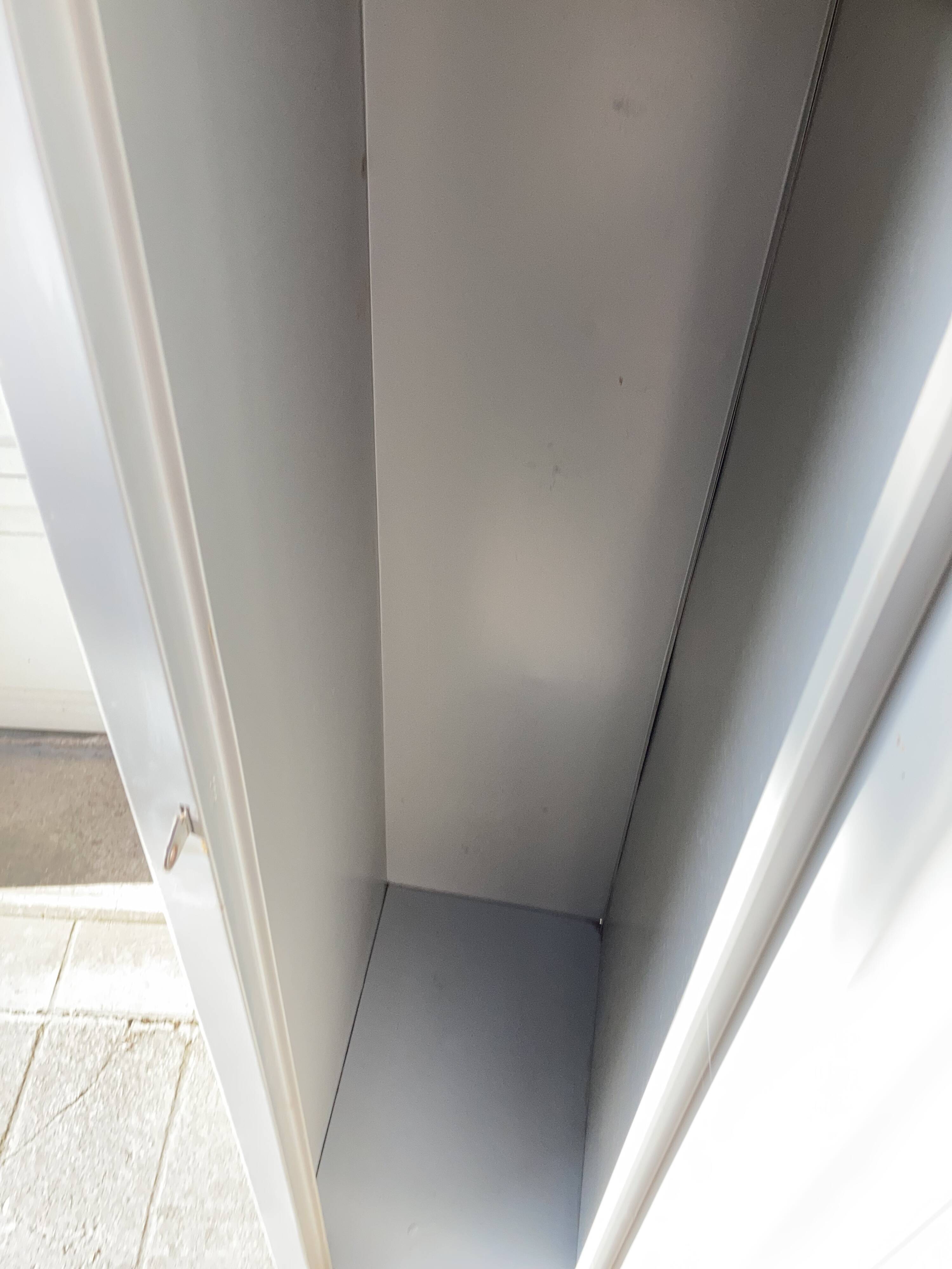 Two-door metal locker
