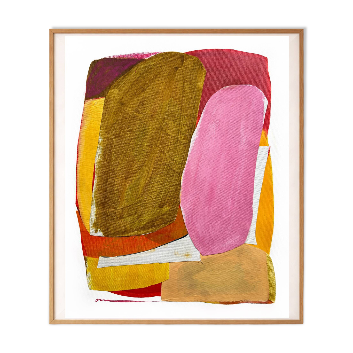 Collage sur toile
