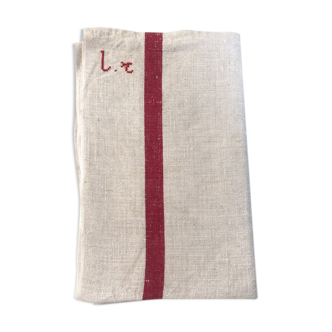 Monogrammed hemp cloth, 1950