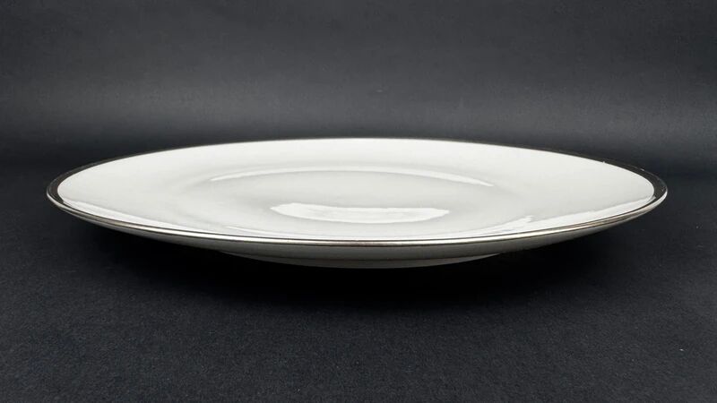 Plat à tarte Raynaud modèle Fontainebleau platine