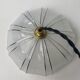 Pair of vintage art-deco pendant lamps