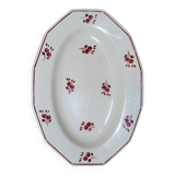 Plat en faience St Amand
