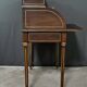Small Mahogany Cylinder Desk, Louis XVI Style – Mid-19th Century