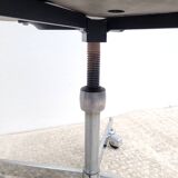 Vintage swivel office chair with casters