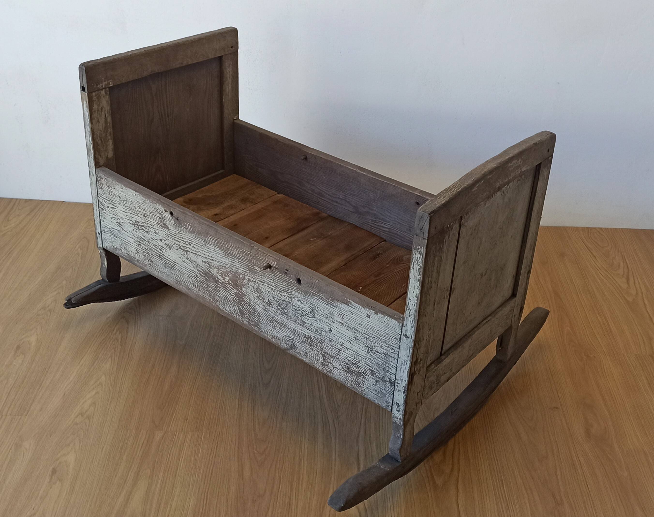 Old, antique cradle.