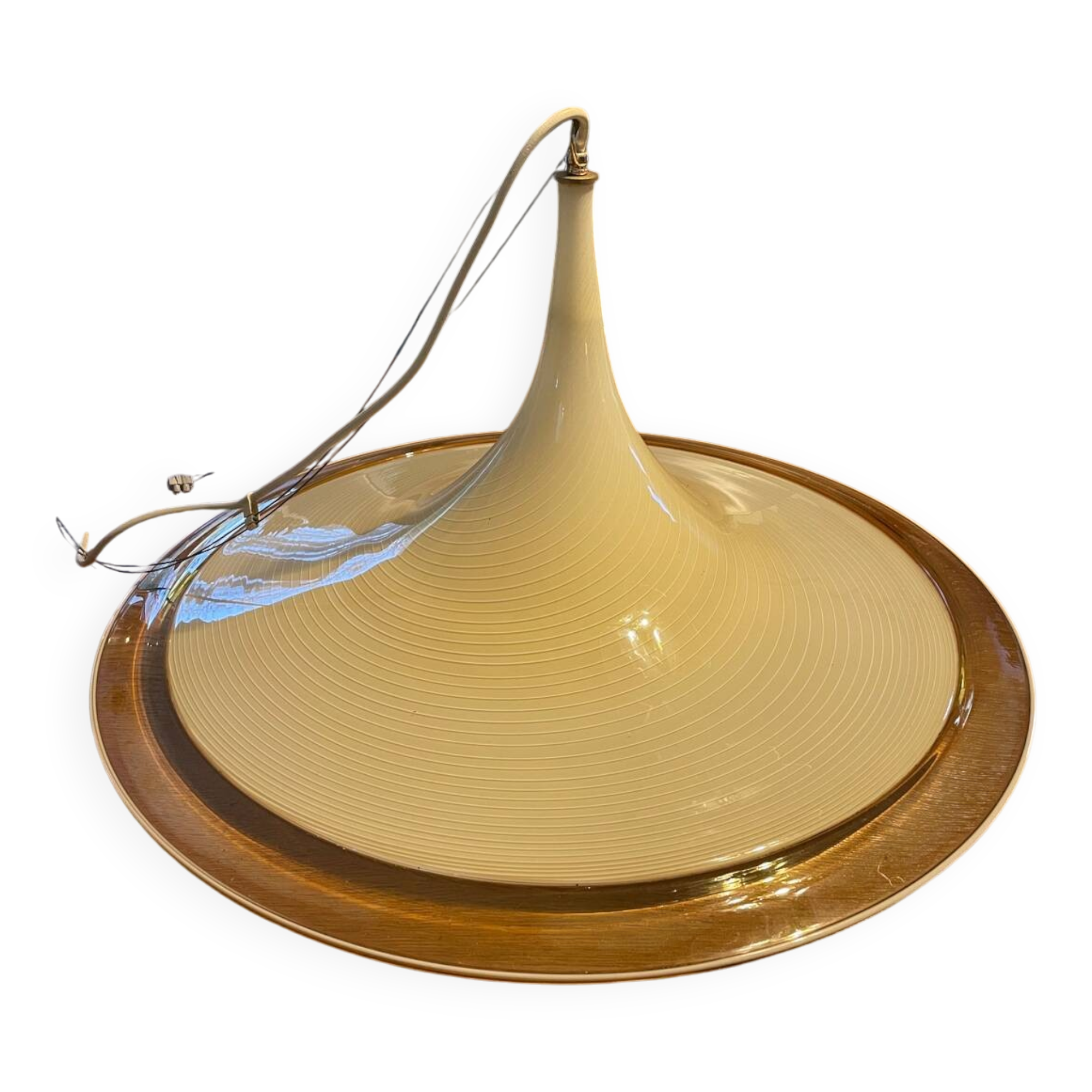 Suspension swirl filigrane Murano