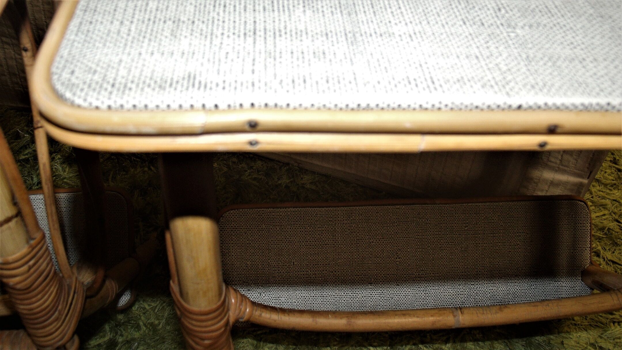 Pair of bedside shelves doors reviews rattan bamboo