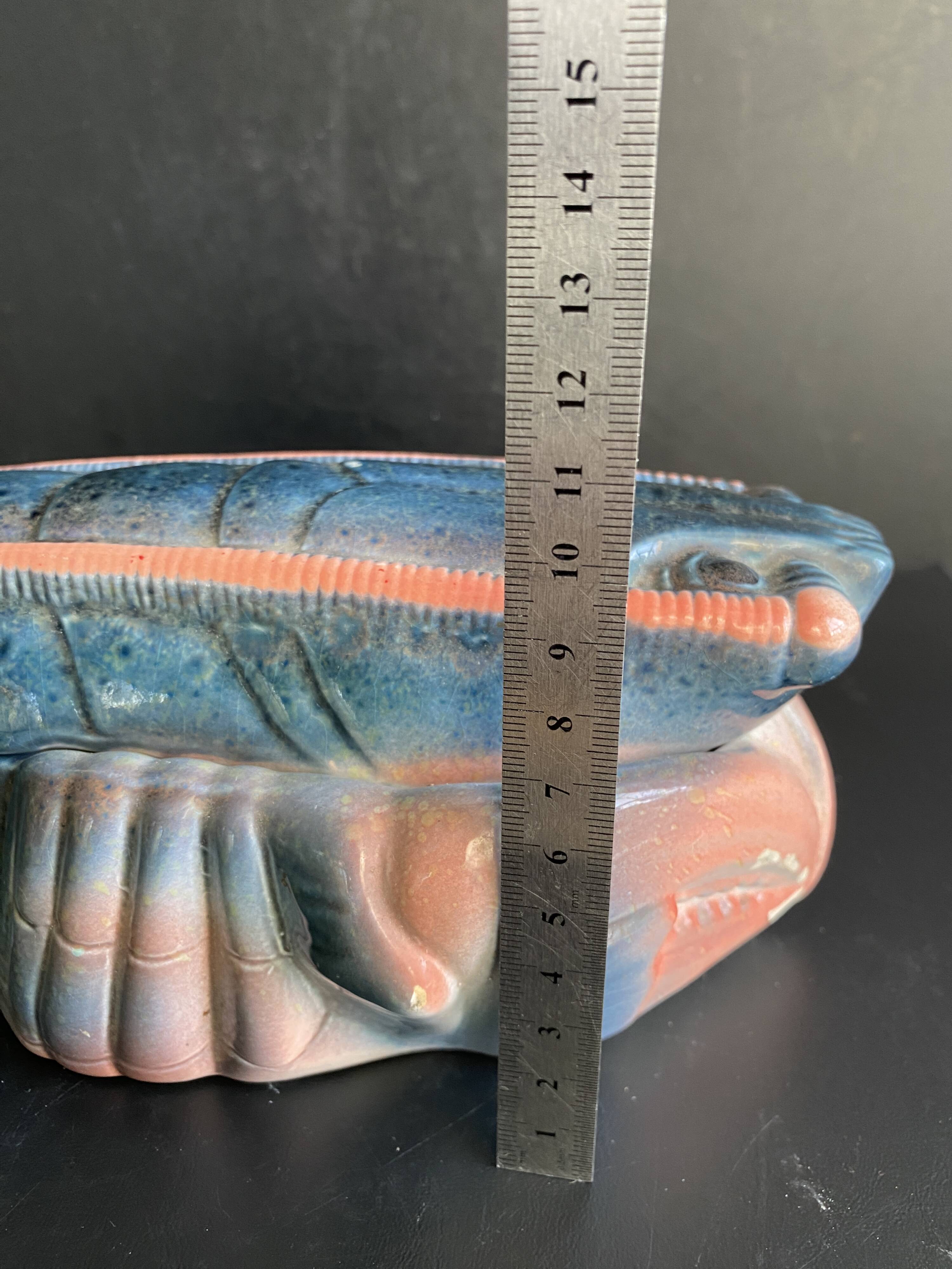 Lobster Terrine Vintage Ceramic - Michel Caugant