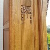 Ice oak art deco cabinet