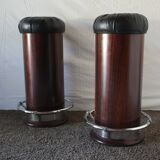 Art deco style rosebar stools