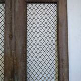 Double old mesh door