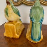 Ceramic Bird Bookends