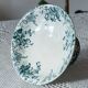 St Amand iron earth compote bowl "Campanule"