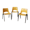 Yellow school chairs