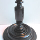 Former wooden hat holder turned blackened Napoleon III