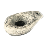 Free-form brutalist marble ashtray