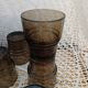 10 vintage water glasses