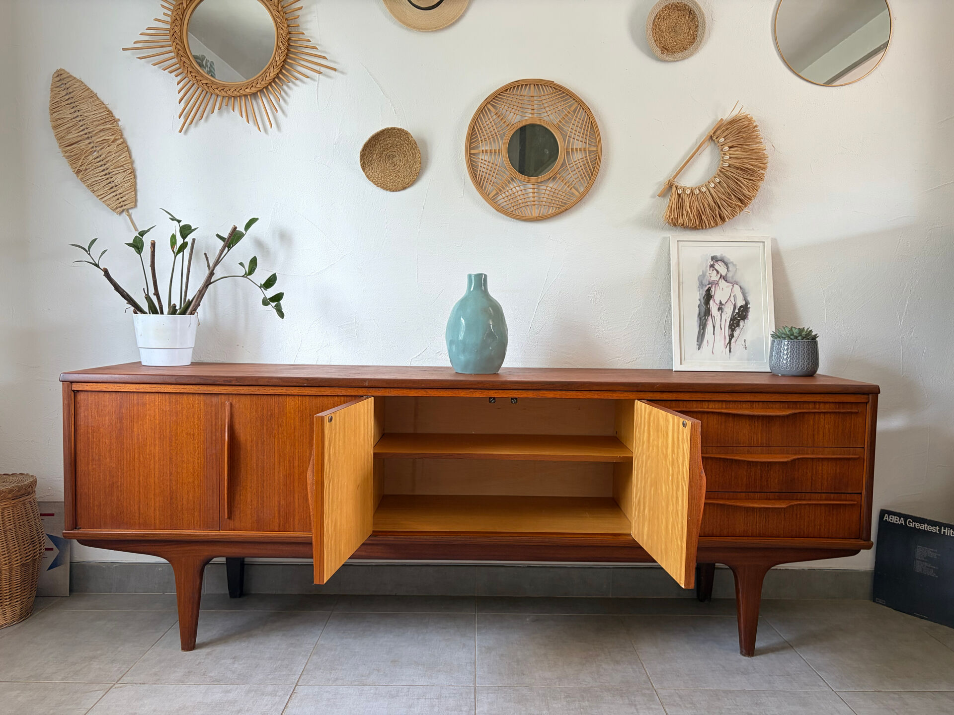 Vintage Scandinavian enfilade Andersen Johannes