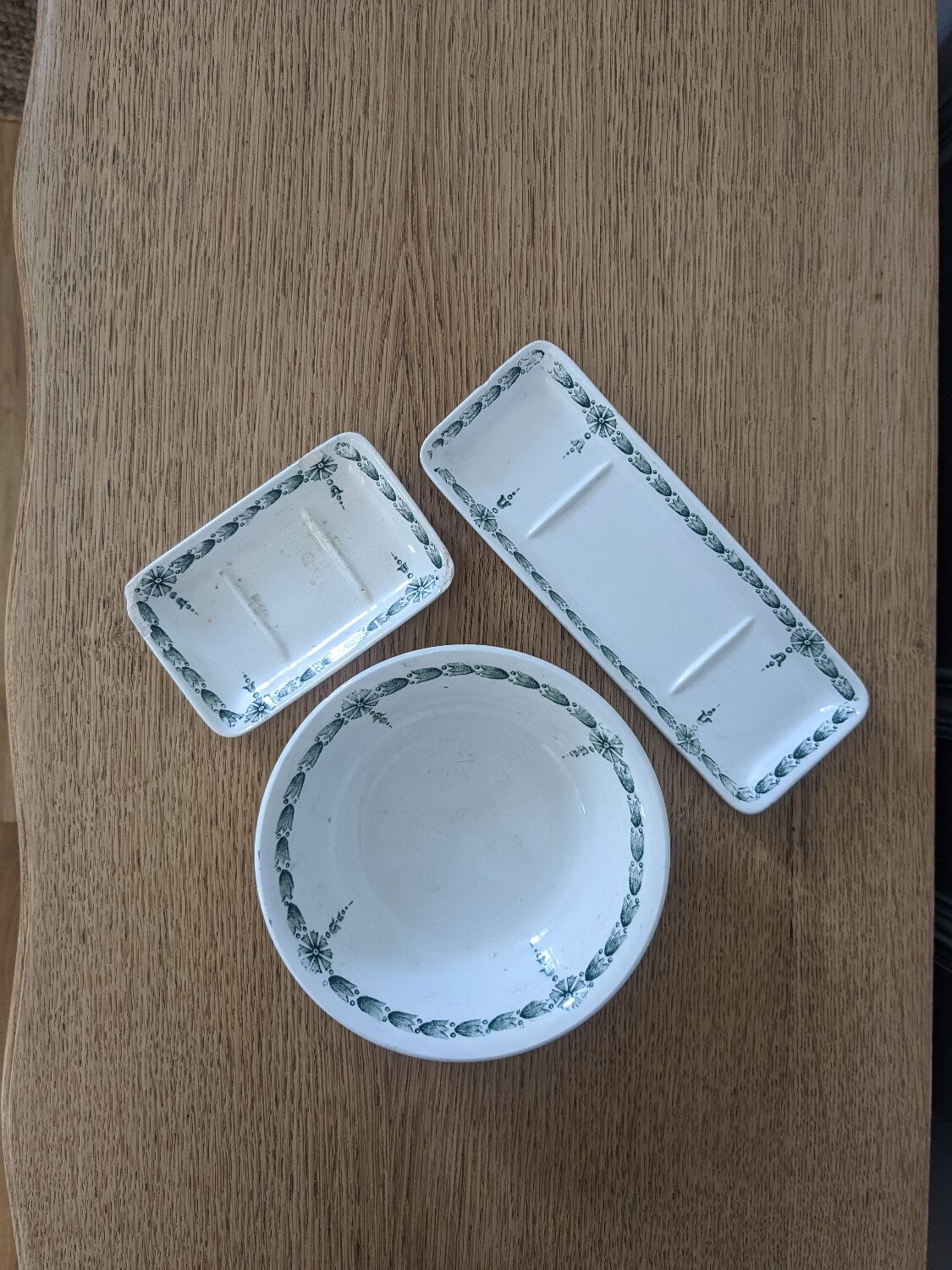 Toilet set Sarreguemines Digoin