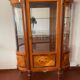 Louis XVI style silver showcase In marquetry