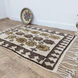 Handcrafted Moroccan Berber Rug 134 X 90 CM