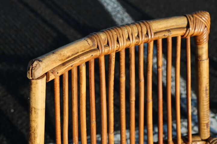 Rattan armchair