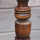 Turned wooden plant stand