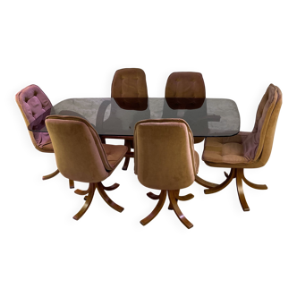 1970s Scandinavian dining room set