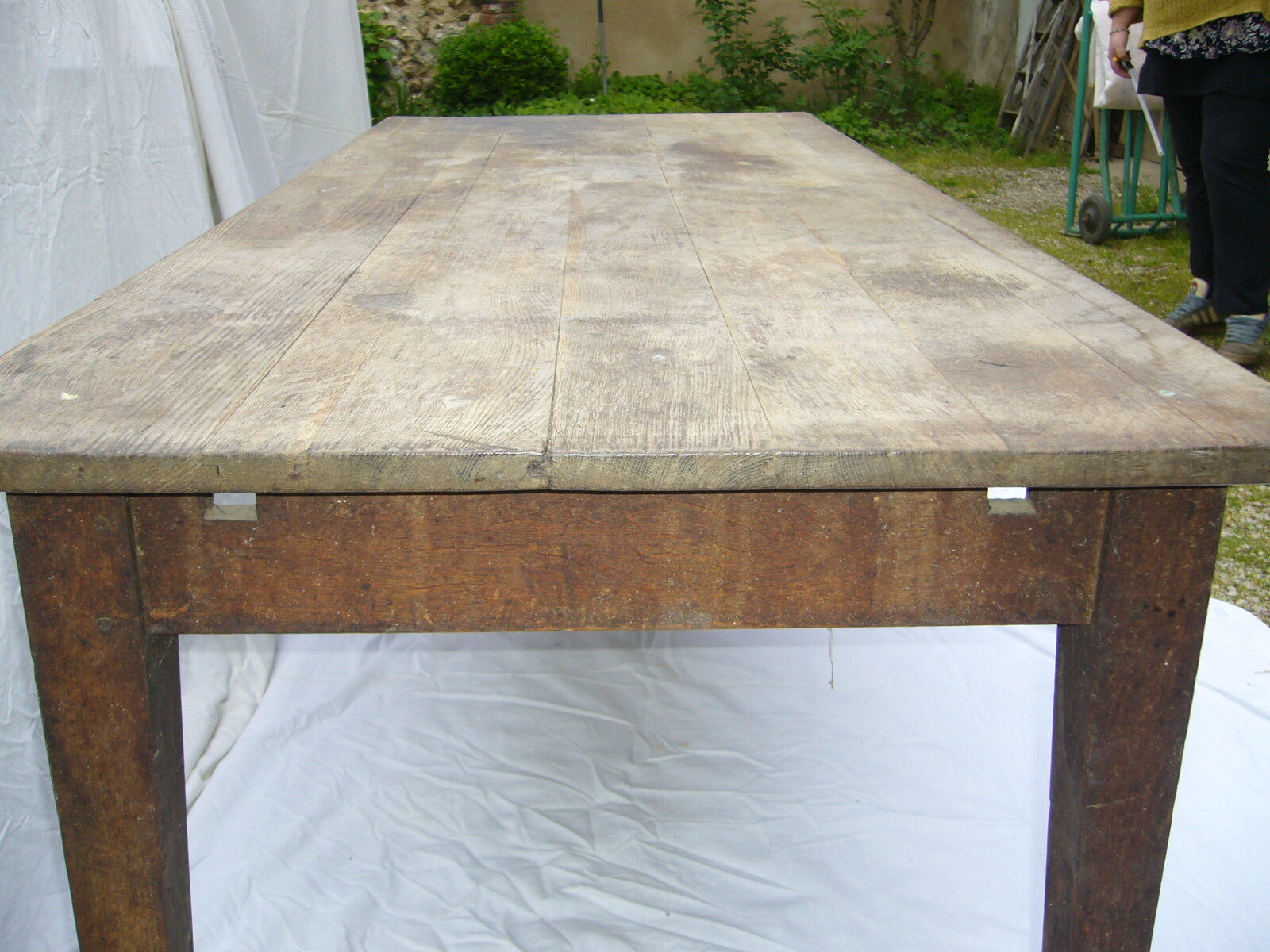 old farm table