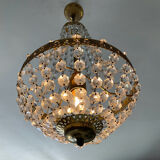 Hot air balloon chandelier with tassels