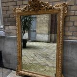 Large antique mirror in Louis XV style
