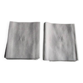 11 old damask napkins, monogrammed