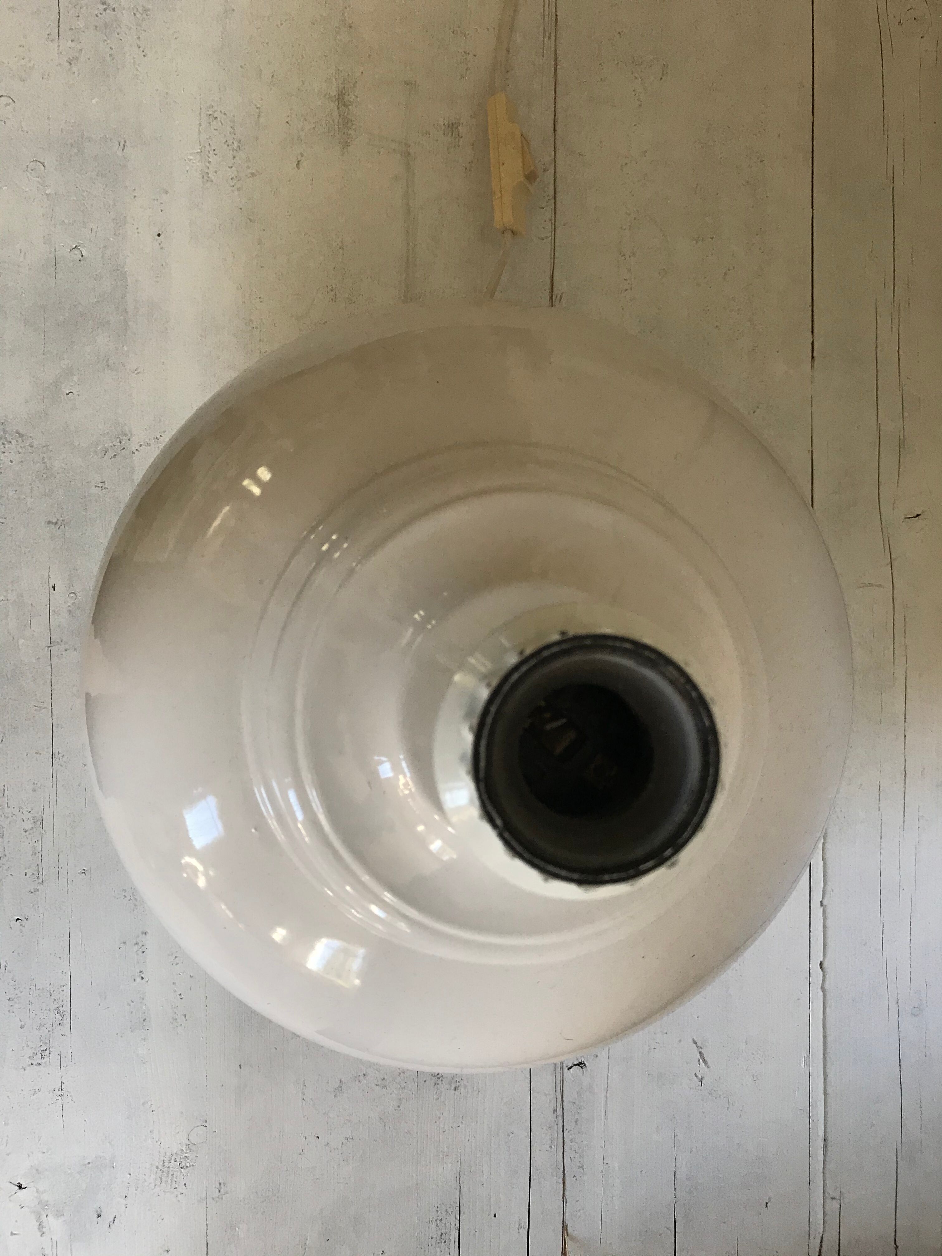 Vintage ceramic lamp foot