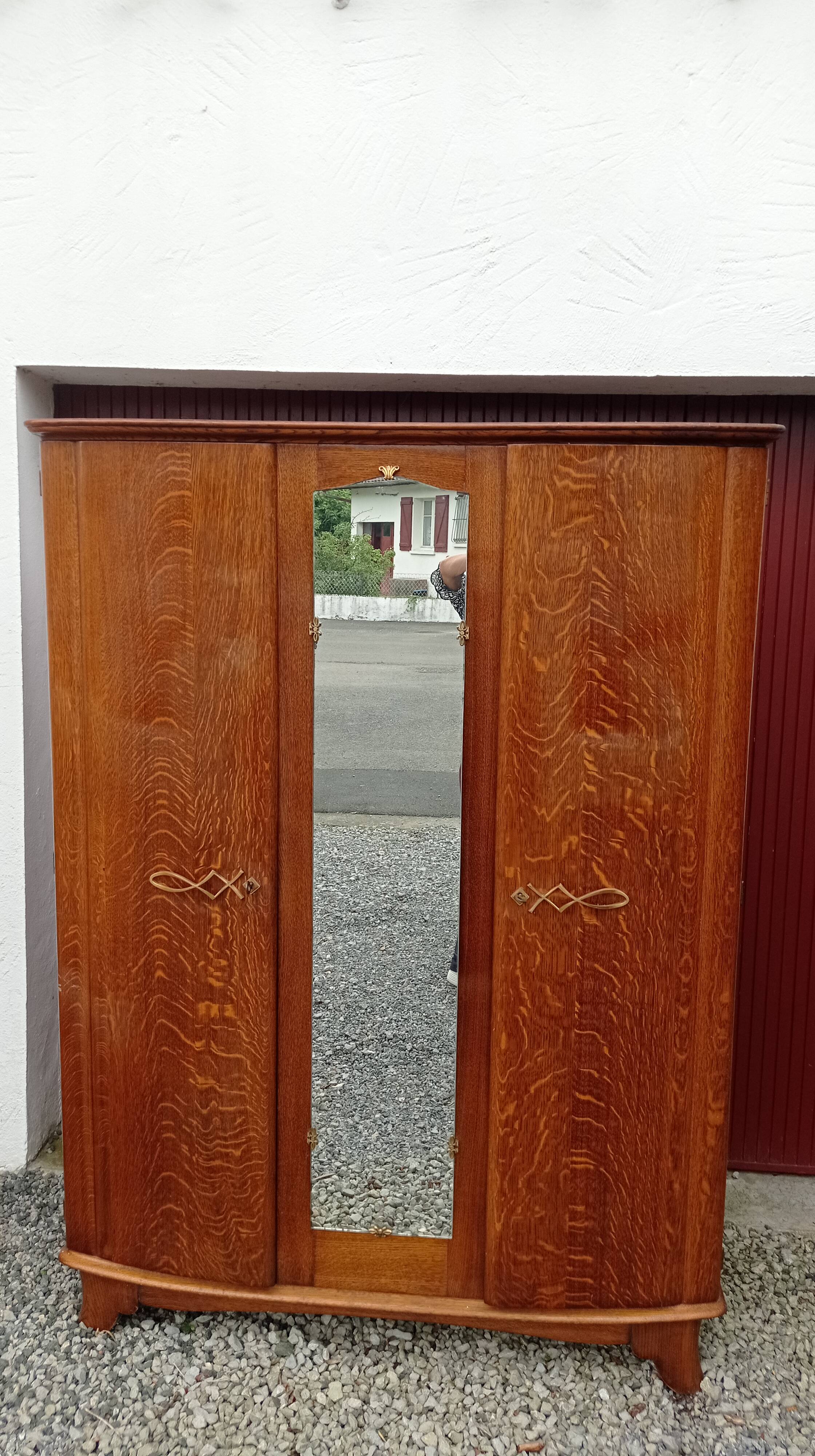 Art Deco wardrobe, 1930s-1940s