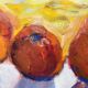 Vintage Expressionists Oil on Canvas with Apples, Signed by Bengt Anders
