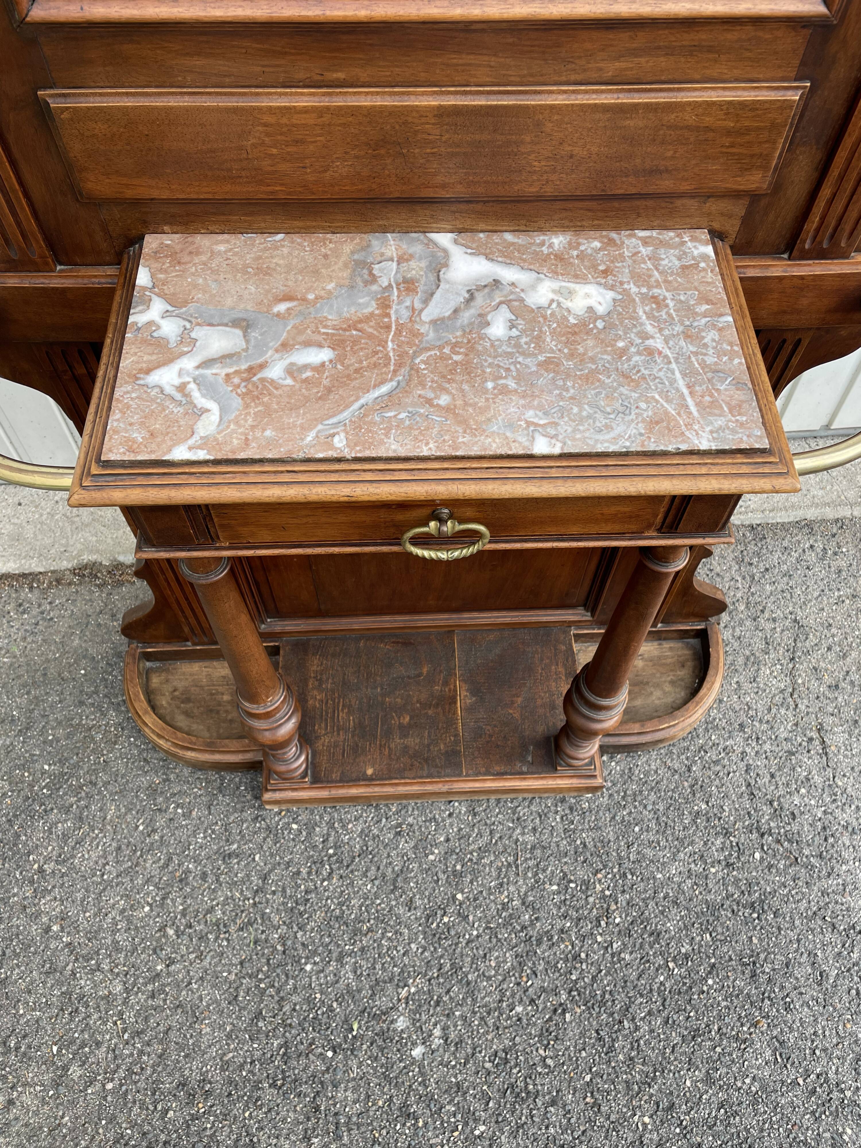 Coat rack cloakroom Napoleon III XIXth