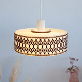 Vintage suspension in pvc, fabric and wool