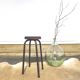 Tabouret vintage atelier bois et métal