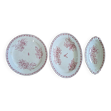 Set of three old dishes