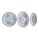 Set of three old dishes