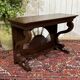 Louis Philippe console in teak from the 1950s - Indonesian craftsmanship.