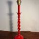 Hubert Olivier turned wooden lamp base