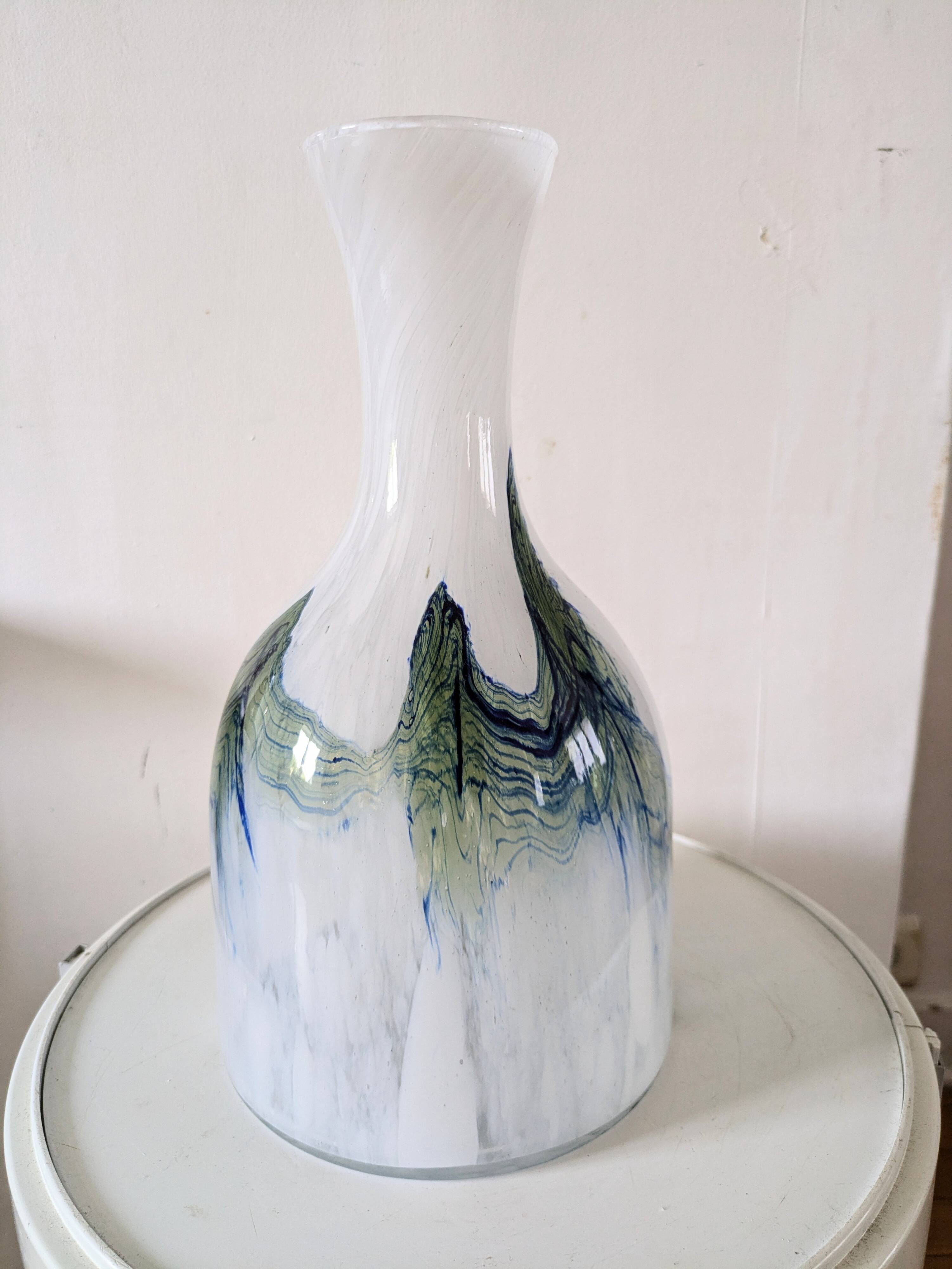 Large Murano glass vase, 70s design
