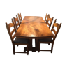 Table et ses 6 chaises en chêne massif