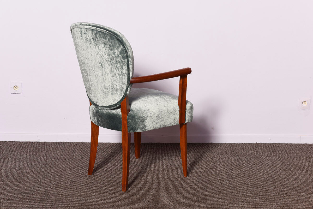 Set de 3 chaises art déco 1930s